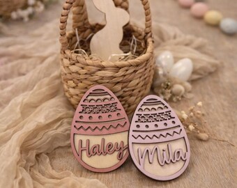 Easter pendant - Easter basket - Easter nest - Easter pendant with name - Easter decoration personalized from wood - Easter gift - Easter gift idea