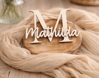 Children's room nameplate | Door sign | Personalized wooden sign | Wall decoration | Lettering