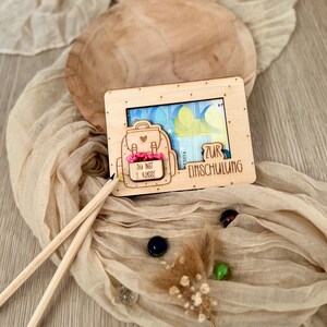 Regalo in denaro per l'iscrizione a scuola - regalo per l'iscrizione a scuola / regali in denaro per bambini in età scolare per il loro 1° compleanno - dona denaro per l'inizio della scuola
