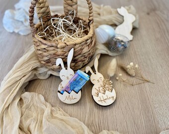 Easter pendant - Easter basket - Easter nest - Easter pendant with name - Easter decoration personalized from wood - Easter gift - Easter gift idea