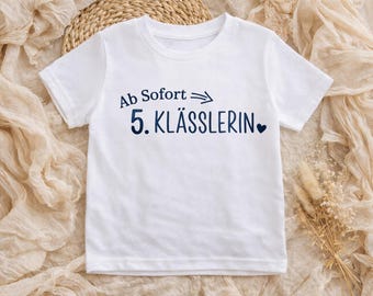 Iron-on transfers school child - Iron-on transfer 5th grader - Finally 5th grader - Elementary school graduation idea - T-shirt elementary school graduation - School professional