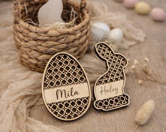 Easter pendant - Easter basket - Easter nest - Easter pendant with name - Easter decoration personalized from wood - Easter gift - Easter gift idea