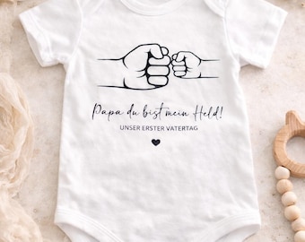 Iron-on patch Father's Day - Dad you are my hero - Iron-on patch Dad I love you - Baby bodysuit Father's Day - T-shirt Father's Day Dad is the best