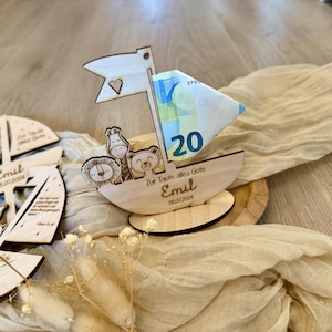 Geldgeschenk zur Geburt - Taufe | Arche Taufe personalisiert - Geldgeschenk Taufe - individuelles Personalisiertes Taufgeschenk -Arche Taufe