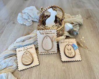 Easter pendant - Easter basket - Easter nest - Easter pendant with name - Easter decoration personalized from wood - Easter gift - Easter gift idea