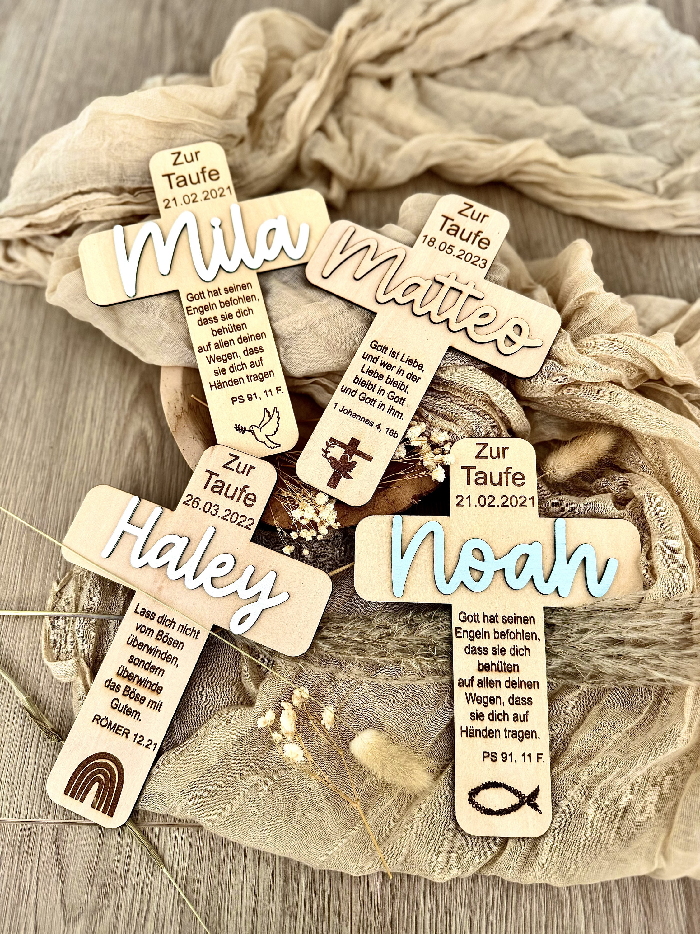 Baby Boy Baptism Gifts Oak Wood Baptism Cross - Religious Gift For Boys \u0026  Girls (8x4.5\, image size:2250x3000