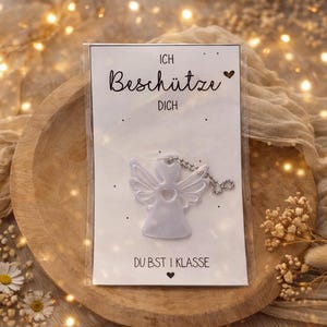 Idea de regalo para la vuelta al cole - Regalo para la vuelta al cole - Idea de regalo de cono escolar - Reflector infantil - Ángel de la guarda infantil