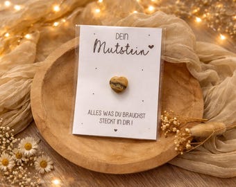 Mutstein Kinder - Geschenkidee Einschulung - Mitbringsel Einschulung - Geschenkidee Schultüte - Geschenkidee zur Einschulung