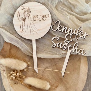 Wedding Cake Topper - Couples Names, Personalized Wedding Cake Topper, Personalized Wedding Cake Decoration