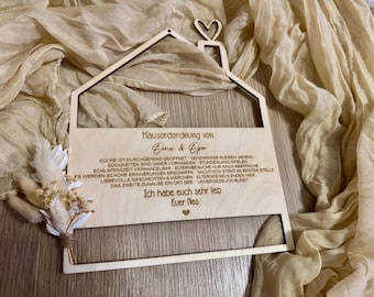 Gift Grandma and Grandpa, Gift Grandparents, World's Best Grandma World's Best Grandpa, House Rules at Grandma and Grandpa Personalized