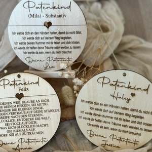 Letrero de madera personalizado/Letrero de madera personalizado para el ahijado - regalo de bautismo - regalo de madrina | Regalo padrino|