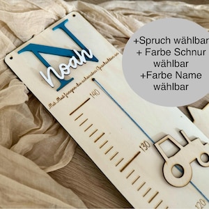 Personalisierte Messlatte Kinder Holz/Messlatte mit Name Kinder/Messlatte Kinder Personalisiert/Messleiste mit Name/Kinderzimmer Deko Holz