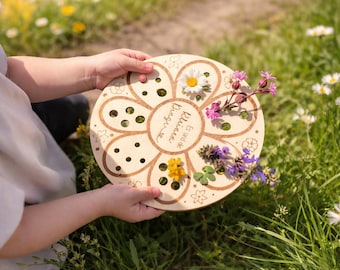 Forest treasure hunt forest bingo children, Montessori, scavenger hunt children's birthday game wood