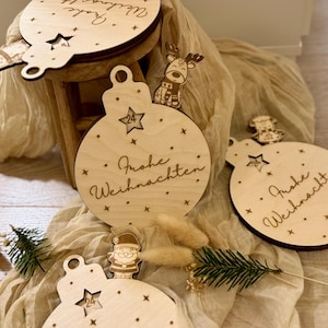 Christmas Countdown Wood / Christmas Countdown / Christmas Countdown Children / Advent Calendar Wood Personalized