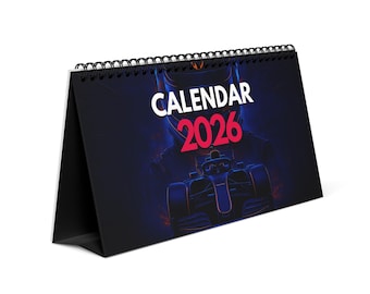 レーシング 2026 デスクトップカレンダー: レースのスリルをスタイリッシュに体験 (来年の F1 2026 レーシングカレンダー)