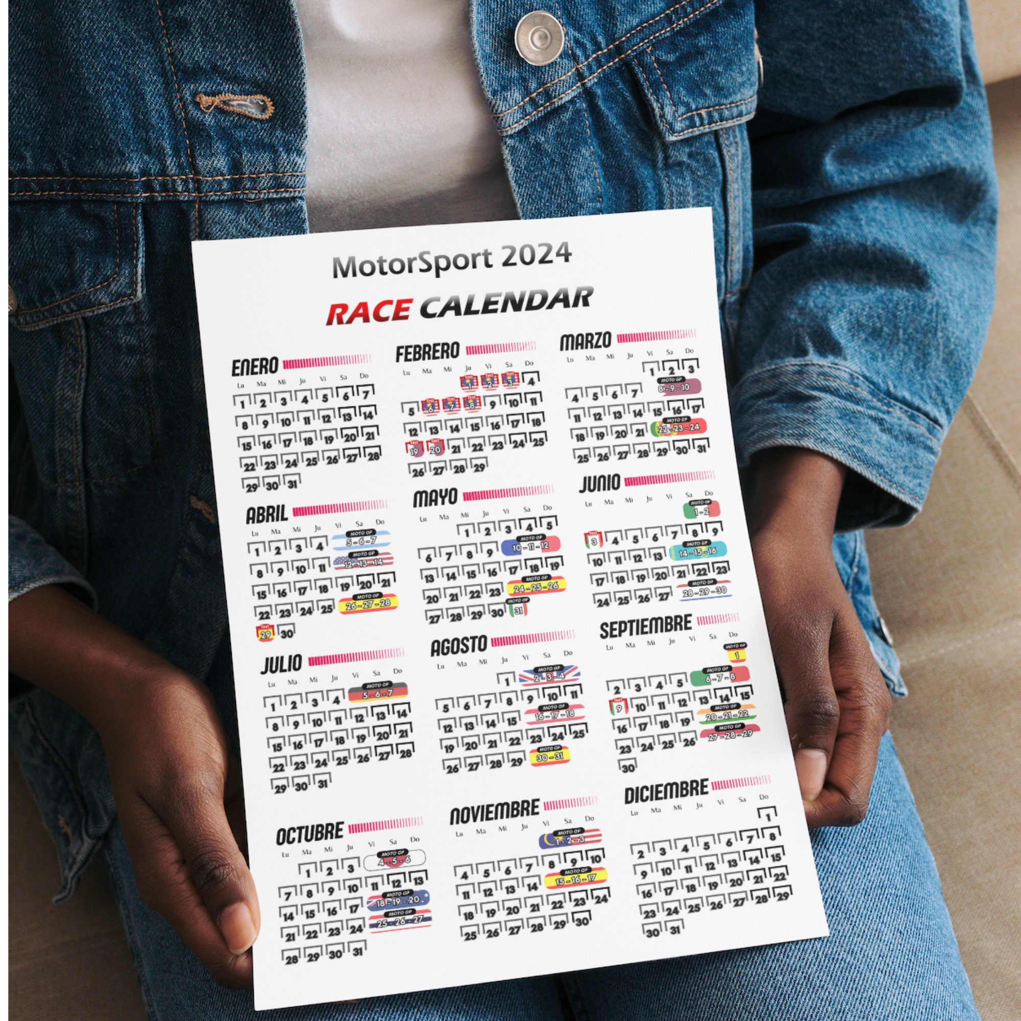 Printable 2024 Motogp Racing Calendar Experience the Thrill of Racing