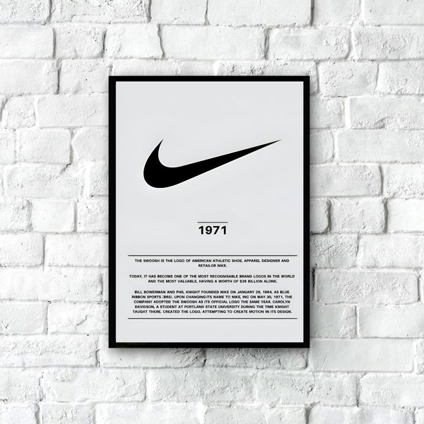 Nike 1971 vintage poster