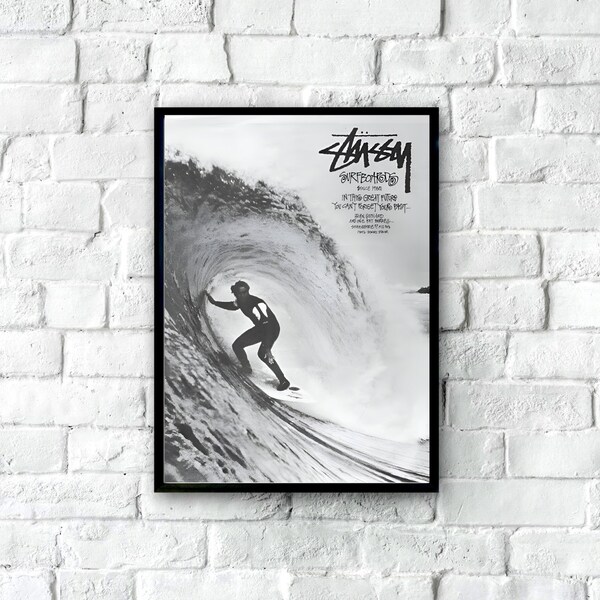 Stussy Surfer Poster