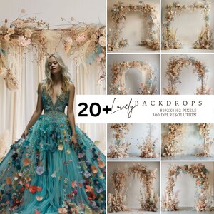 Floral backdrop, Arch backdrop, Wedding flowers, Photography Backdrop, Photo Backdrop, Studio Backdrop, Photo Background, Digital backdrop