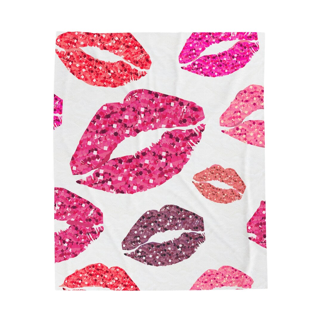 Plush Valentines Day Blanket, Valentines Day Gift, Blankets, Gifts for