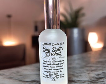 Sea Salt And Orchid Linen & Room Glass Spray Bottle