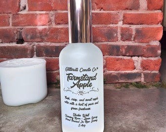 Farmstand Apple Linen & Room Glass Spray Bottle