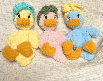 Crochet Baby Duck | Baby Duck | Baby Duck | Duck Snuggler | Duck Lovey | Crochet Duck Lovey | Crochet Duck Snuggler | Handmade Duck