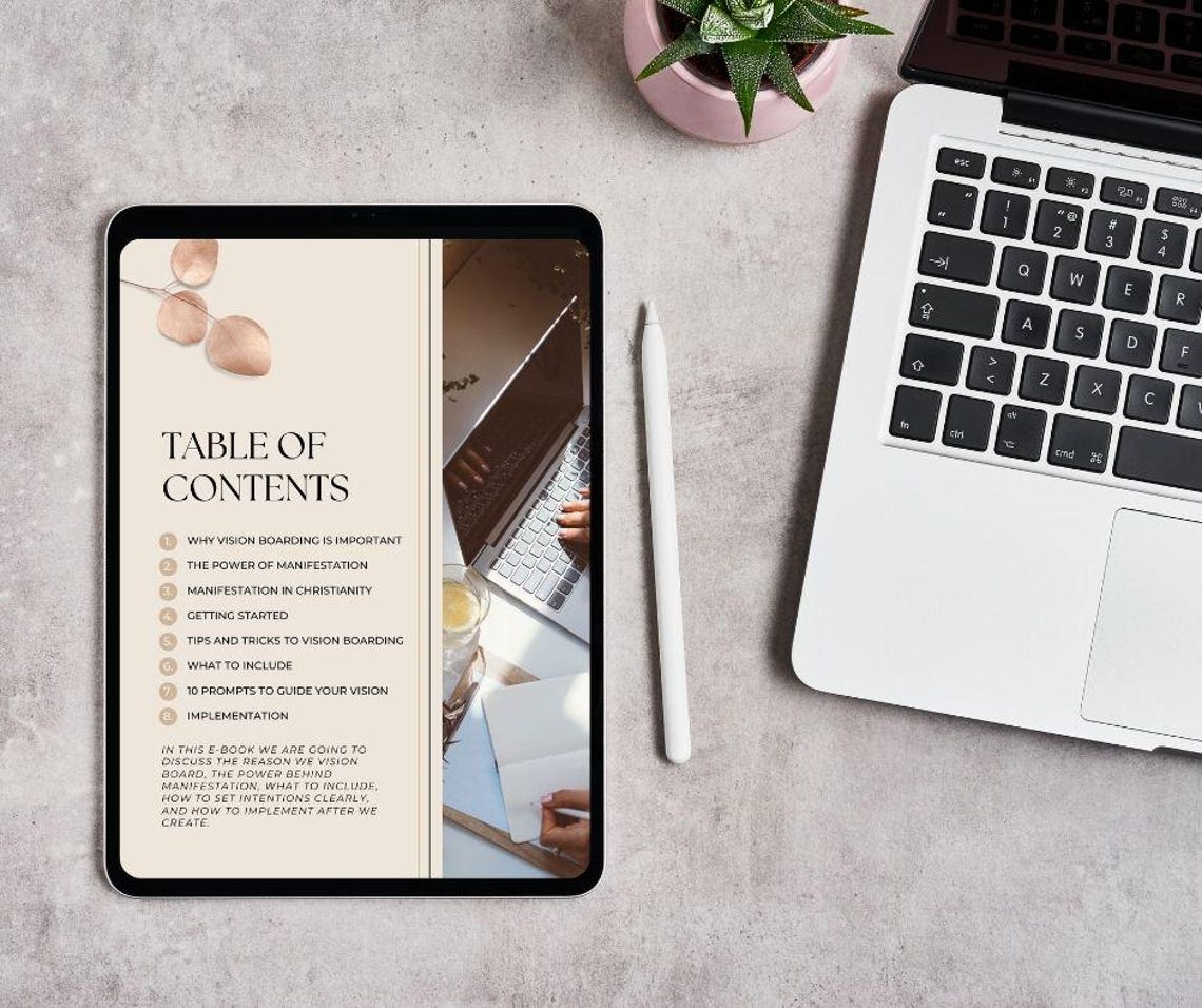 Editable Vision Board Ebook for Coaches | 26-page Done-for-you Guide to ...