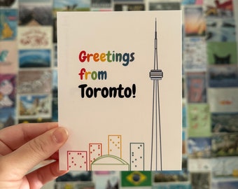 Saluti da Toronto Postcard