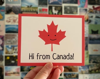 Hi From Canada Postcard