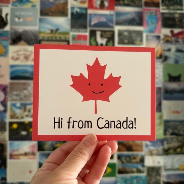 Hi From Canada Postcard