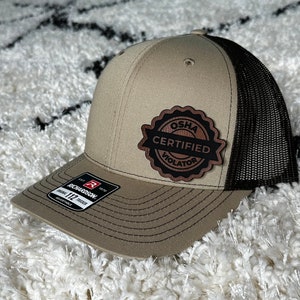 Osha Certified Violator Leather Patch Hat