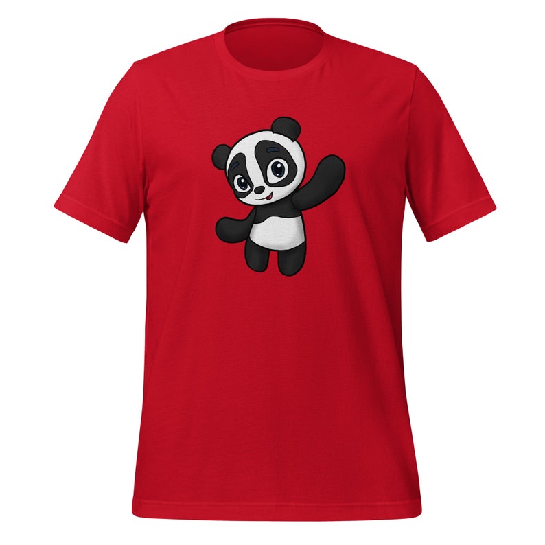 Printable PNG Cute Funny Panda Cartoon Illustration T-shirt Image Cute