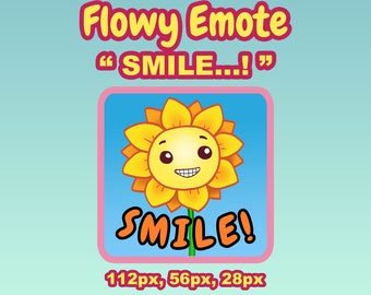Gesto de sonrisa de girasol - Expresión de gestos digitales para Discord y Twitch