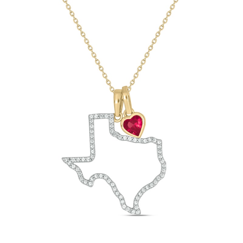 The Texas Necklace-Gold main image 1