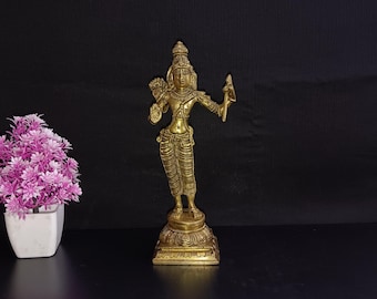 Rama avatarstaty i mässing - Hindu Shri Ram Ji - 9"