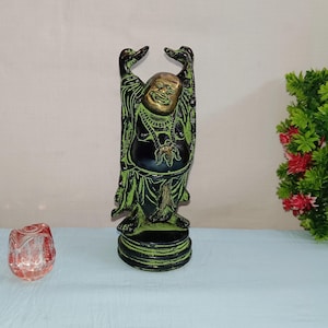 Brass Dancing Buddha Statue | Brass Happy Man Sculpture