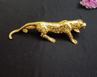 Brass Golden Chrome Plated Jaguar Door Handle