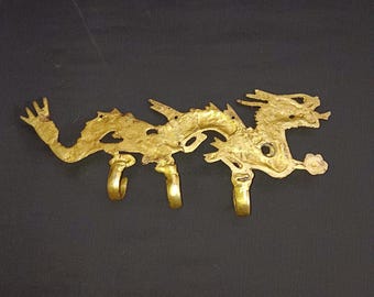 Ganci Da Parete Decorativi A Forma Di Drago – Design Fantasy Con Castello, Portachiavi E Appendiabiti Multiuso