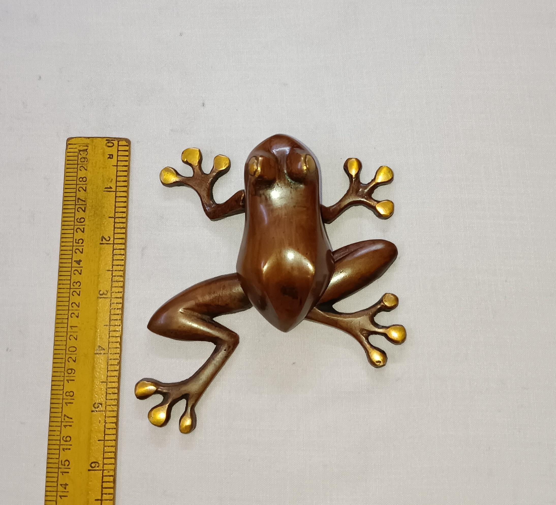 Brass Frog Door Knocker: Dancing Toad Shape Door Bell - Etsy
