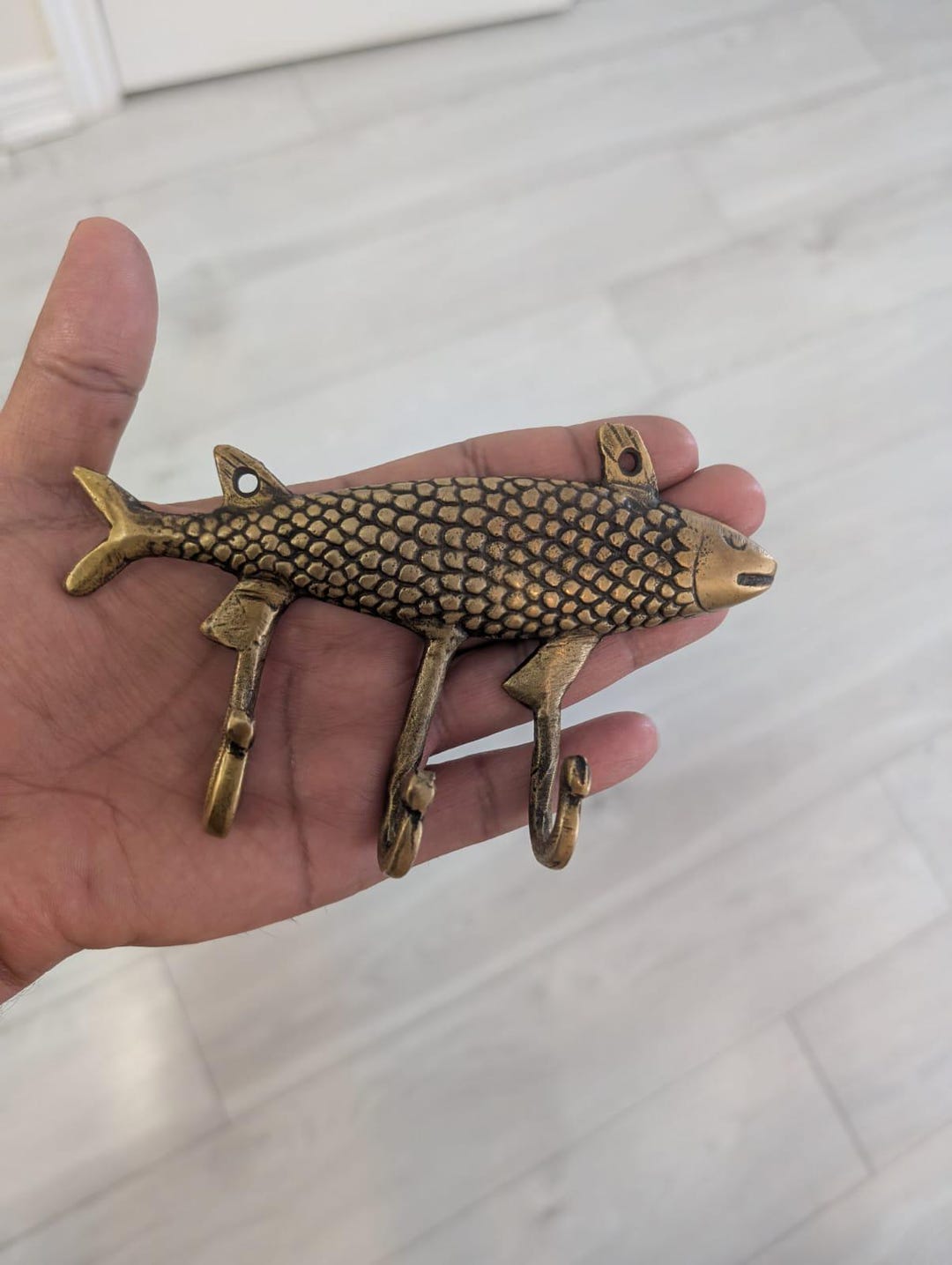 door knob fishing lure Stainless steel, knocker, door pull, door ring, door handle, fish – ForgedCommodities When you see any animal that has reflective eyes in low light it is called Tapetum lucidum Heavy Tackle - 12 inch,
