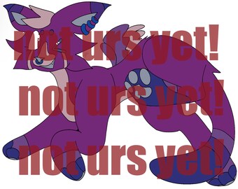 安価な紫色のブドウ猫の養子縁組可能、毛皮、ファーソナ