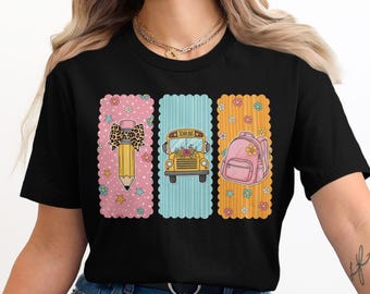 Back To School PNG: Teacher, Pencil, School Bus - Sublimation Design (Digital Download