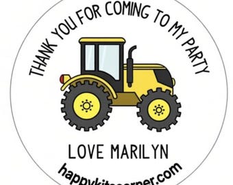 ADD ON CUSTOMIZED Birthday stickers for playdough jars, play dough party favors, girls or boys, one order covers all jars