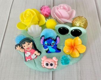 Tarro de plastilina, bolsa sorpresa para cumpleaños, recuerdo de fiesta, kit de plastilina, regalo sensorial, contenedor para niños de 3, 4, 5 y 6 años, juguete de playa hawaiano para niñas pequeñas