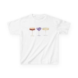Cocktail Collection Baby Tee, Cocktail Women&#39;s, Cocktail Graphic Fitted Tee, Cocktail Baby Tee, Cocktail Shirt, Martini Vintage Tee