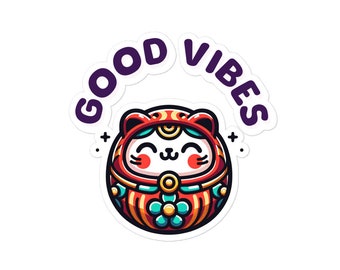 Bubble-free vinyl stickers Good Vibes Asian Fusion