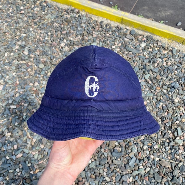 Conte of Florence Bucket Hat Cap Blue Y2K Streetwear