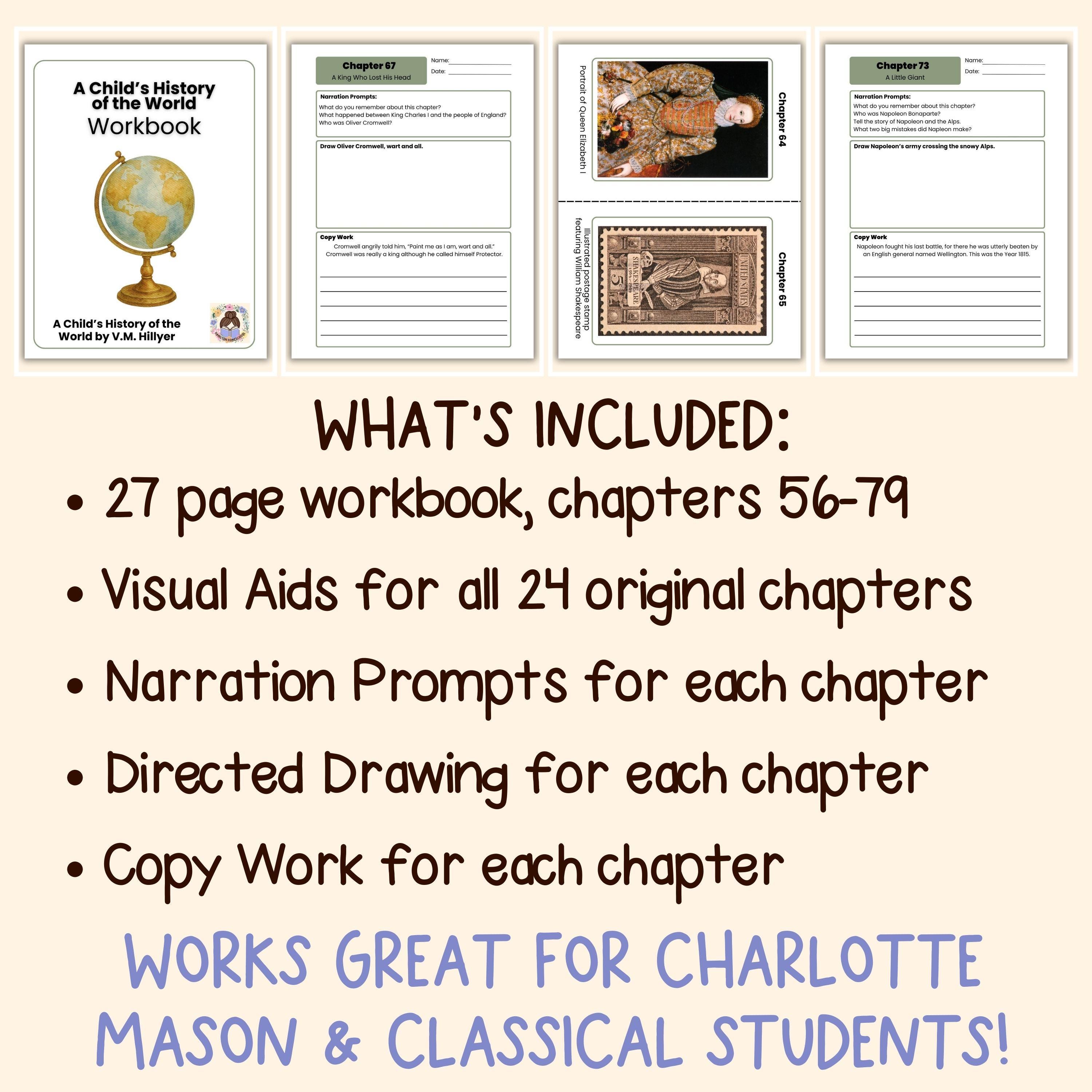 Child's History of the World Study Guide: Narration, Copywork, Visual ...