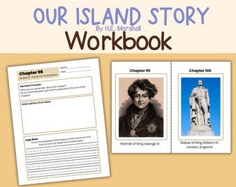 Our Island Story Study Guide: Narration, Copywork, Visual Aids (177 Page PDF)